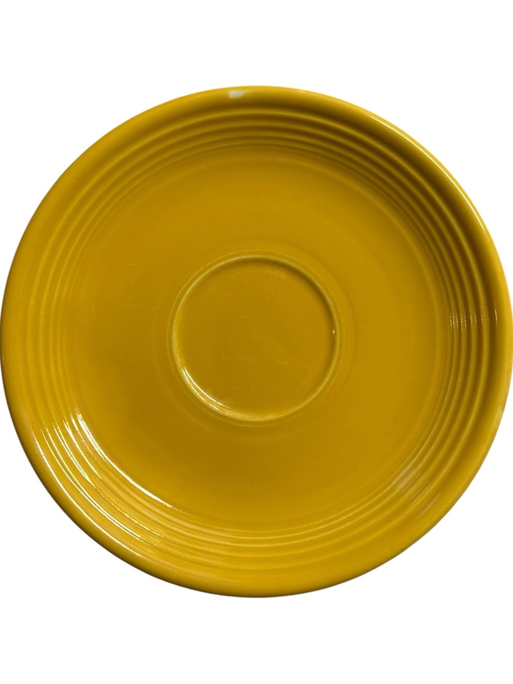 VTG Fiesta Bright Yellow Appetizer Plate
